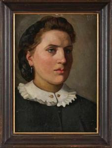 WINTER Heinrich 1843-1911,Porträt einer jungen Frau,Dobritz DE 2019-06-08