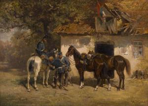 WINTER Heinrich 1843-1911,Punkt opatrunkowy,1843,Sopocki Dom Aukcjny PL 2024-04-06