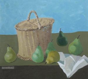 WINTER JR MILO KENDALL 1913-2002,PEARS AND BASKET,Sloans & Kenyon US 2017-06-24