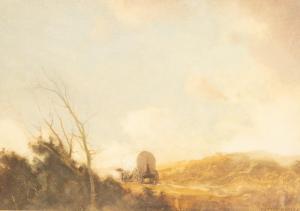 WINTER William Tatton,Covered Cart on a Country Path,Simon Chorley Art & Antiques 2023-07-25