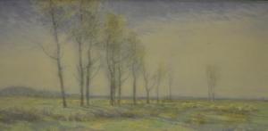 WINTER William Tatton 1855-1928,Poplar trees in spring,Fieldings Auctioneers Limited GB 2015-05-16