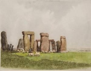 WINTER William Tatton 1855-1928,Stonehenge,Bonhams GB 2008-09-11