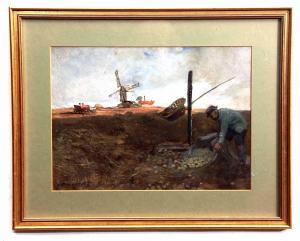 WINTERBOTTOM Austin 1860-1919,Norfolk landscape,Keys GB 2019-02-26