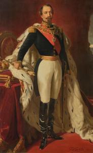 WINTERHALTER Franz Xaver 1805-1873,Portrait of Napoleon III in Uniform,Galerie Koller CH 2024-03-22