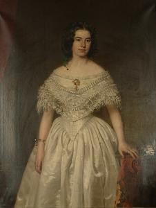 WINTERHALTER 1800-1800,Portrait of a lady three quarter length, wearing h,Bonhams GB 2006-04-11