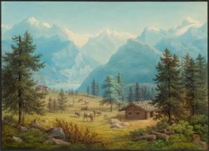 WINTERLIN Anton 1805-1894,Aussicht von Selisberg gegen das Urnerland,Galerie Koller CH 2017-09-22