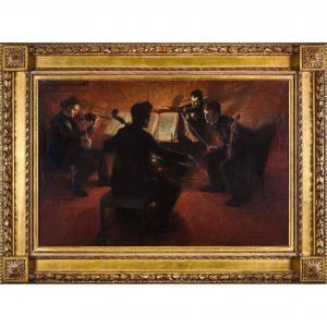 WINTERNITZ Richard 1861-1929,Das Streichquartett,Dobiaschofsky CH 2017-05-10