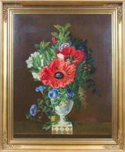 WINTHER Arnold 1855-1883,FLORAL STILL LIFE,1875,McTear's GB 2016-08-31
