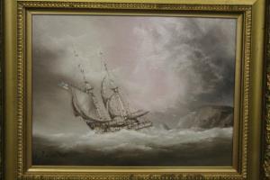 WINTRIP Paul J,A SAIL SHIP ON CHOPPY WATERS,Cuttlestones GB 2021-07-14