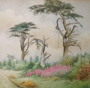 WIPPELL E.G,Trees in landscape,1946,The Cotswold Auction Company GB 2019-06-25