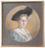WIRTH Albert 1848-1923,Portrait einer Dame,1905,Jeschke-Greve-Hauff-Van Vliet DE 2015-03-07