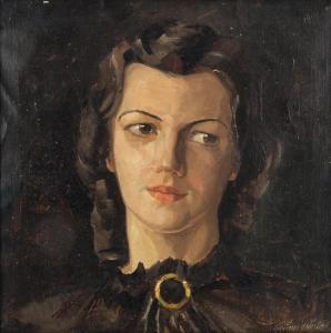 WIRTH Arthur 1899-1973,Portret kobiety w stylu art déco,1930,Sopocki Dom Aukcjny PL 2024-03-06