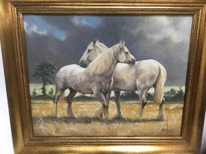 WISEMAN B,Two horses,20th century,Reeman Dansie GB 2021-08-15