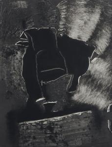 witek joan 1943,abstract black,Ripley Auctions US 2023-10-07