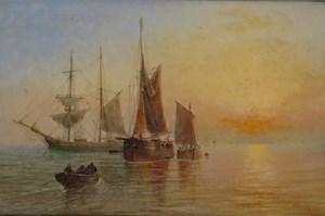 WITHERSPOON A,Ships at dusk,Woolley & Wallis GB 2016-09-07