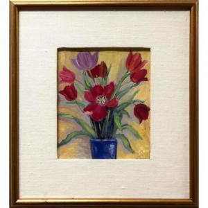WITHROW Wilfred 1900-1971,TULIPS,Waddington's CA 2021-10-28