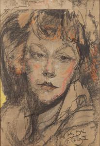 WITKIEWICZ WITKACY Stanislaw Ignacy,Portrait of Jadwiga Trembecka,1927,Desa Unicum 2024-02-01