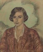 WITKIEWICZ WITKACY Stanislaw Ignacy 1885-1939,Portrait of Janina Propper,1925,Desa Unicum 2020-02-25