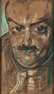 WITKIEWICZ WITKACY Stanislaw Ignacy,Portrait of Kazimierz Czachowski,1932,Desa Unicum 2024-02-01