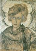 WITKIEWICZ WITKACY Stanislaw Ignacy 1885-1939,Portret Janiny Skibińskiej,Agra-Art PL 1993-04-04