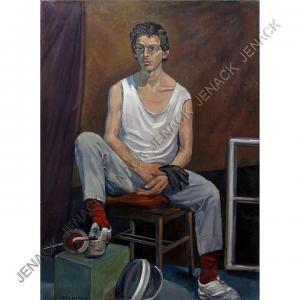 WITKIN LOUIS 1913-2010,PORTRAIT OF A YOUNG MAN,William J. Jenack US 2011-03-13