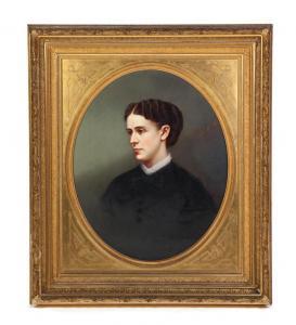 WITTE John Henry 1840-1901,PORTRAIT OF ELIZA POLLAY TOWN,1874,Garth's US 2016-10-07