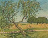 WITTE Kurt 1882-1959,Landschaft mit Apfelbaum,Kastern DE 2017-09-23