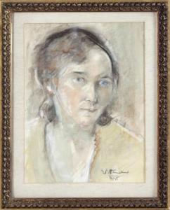 WITTEMANN,Porträt einer jungen Frau,1935,DAWO Auktionen DE 2016-04-23