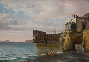 WITTING Walter Günther J. 1864-1940,Veduta di Posillipo,Galleria Pananti Casa d'Aste IT 2022-10-21