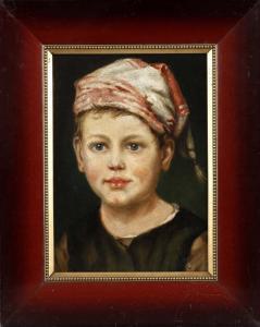 WITTMANN Charles 1876-1953,Jungenportrait,1900,Mehlis DE 2017-11-18