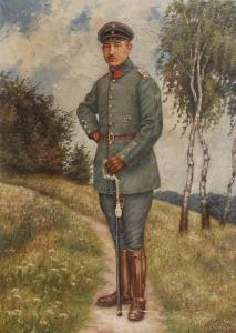 WITTRIN Alb,Soldatenporträt,1921,Wendl DE 2016-06-16