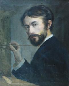 WITWICKI Eugeniusz,Autoportret,1885,Rempex PL 2011-05-18