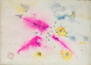 WJ CHOY 1971,Chinese abstract,888auctions CA 2014-04-10