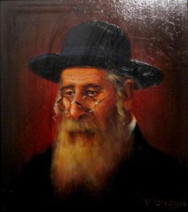 wodniak christian 1935,Portrait of a Rabbi,Montefiore IL 2009-07-22