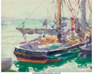 WOELFLE Arthur William 1873-1936,Fishing Boat,Heritage US 2022-07-14