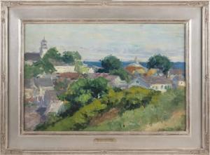 WOELFLE Arthur William 1873-1936,Provincetown Vista,Eldred's US 2021-11-19