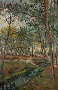 WOELKI ANTON 1908-1987,Forest landscape,1947,Hargesheimer Kunstauktionen DE 2021-03-13