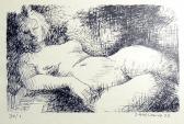 WOHLFARTH Henry Karl Heinz 1921-1996,Untitled 30/1,1972,Lando Art Auction CA 2017-02-26