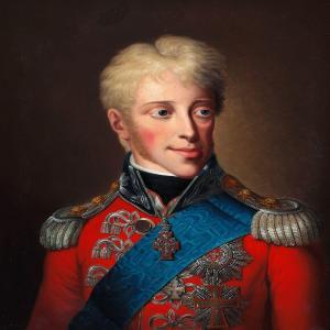 WOHLIEN Christoph Wilhelm 1811-1869,Portrait of Frederik VI,Bruun Rasmussen DK 2012-09-18
