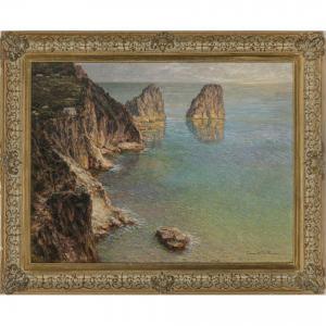 WOHNER Louis 1888-1958,Capri (Südküste mit Faraglioni),Neumeister DE 2024-04-07