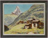 WOHNER Louis 1888-1958,Matterhorn mit Zermatt,Allgauer DE 2007-07-05