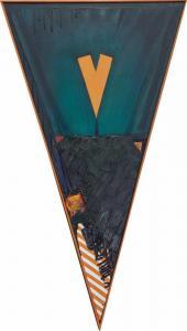 WOJCIK Jaroslaw,Color compositions on three triangles,1989,Auktionshaus Dr. Fischer DE 2020-06-06
