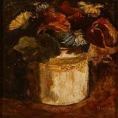 WOLCK N 1900-1900,Garden flowers in a vase,Bruun Rasmussen DK 2011-02-21