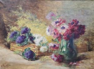 WOLF Andéal 1859-1932,Composition florale,Sadde FR 2019-06-19
