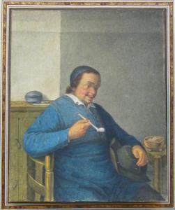 WOLF Benjamin 1758-1825,Le Fumeur de pipe.,1794,Lhomme BE 2013-10-12