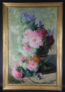 WOLF Camille Aimé Fr 1837-1911,Bouquet de fleurs,Auxerre Enchères FR 2021-02-07