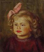 WOLF Elisabeth 1873-1964,Porträt eines Mädchens,Palais Dorotheum AT 2013-11-19