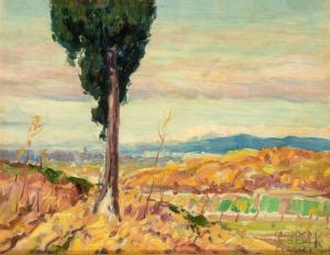 WOLF FERRARI Teodoro 1876-1945,Paesaggio,1941,Bertolami Fine Arts IT 2024-12-05
