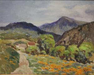 WOLF Galen R 1889-1976,Landscape with poppies,Slawinski US 2016-09-05