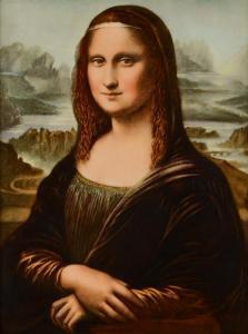 WOLF Lisa 1964,After Leonard Ds Vinci's iconic painting,2014,Burchard US 2014-11-16
